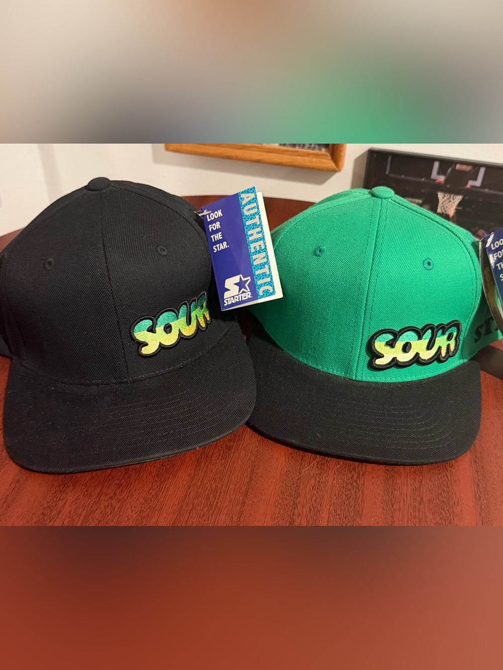 SneakTip x Starter “Sour Patch” Snapbacks 2 for $25